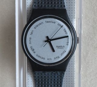 Swatch The Burglar Gb134 No Date Ungetragen,  Verpackung Rare Bild