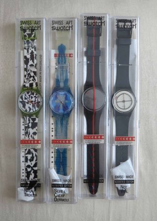 Swatch 700 - Jahre - Schweiz,  2.  Edition,  Complete,  Gzs117 - 120 Rare Bild