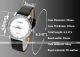 Damen/herren Paare Strass Armbanduhr Quartz Quarzuhr Geschenk Schwarz Weiß Armbanduhren Bild 3