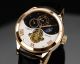 Clemont Requiem Regulator Rose Gold Mechanisch Automatik Uhr - Leder Armband Armbanduhren Bild 2