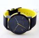 Modische EichmÜller 2 - Farben Design Uhr 4004 Herrenuhr Damenuhr Watch,  Gelb Armbanduhren Bild 2