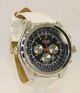 Animoo Retro Leder Armbanduhr Quartz Herrenuhr Mit Datum Farbe Weiß Schwarz Armbanduhren Bild 1