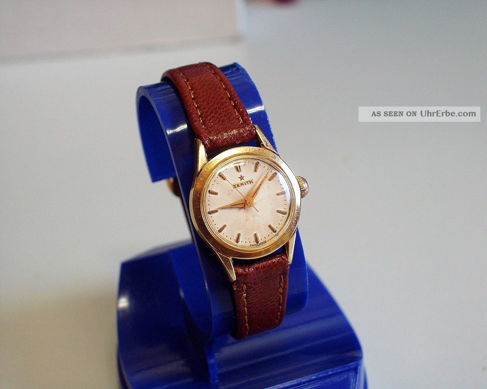 Servicesierte Und Vergoldete - Zenith - Damen - Uhr Mit Mech Werk Armbanduhren Bild