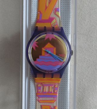 Swatch Rara Avis Gv103 Matteo Thun Ungetragen,  Verpackung Rare Bild