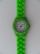 1 Armbanduhr Grün,  Gelb Orange Rot Rosa,  Weiß Blau Uhr Uhren Armbanduhren Armbanduhren Bild 1