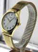 Armbanduhr Regent - Mineralglas - Mit Edelstahl Zugband - Vergoldet Armbanduhren Bild 1