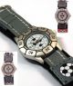 Reflex Fußball Weiße Zifferblatt Jungen Klettband Uhr Für Kinder Kid - 0051 - 3 Armbanduhren Bild 3