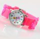 Kinder Mädchen Vive Lernuhr Armband Uhr Silikon Watch Analog Pink Rosa 48 Armbanduhren Bild 6