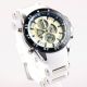 Herren Vive Armband Uhr Silikonband Weiß Watch Analog Digital Quarz 101 Armbanduhren Bild 3