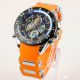 Herren Vive Armband Uhr Silikonband Orange Watch Analog Digital Quarz 103 Armbanduhren Bild 2