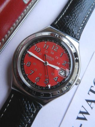 Swatch,  Irony Big,  Ygs408 Happy Joe Red,  Neu/new Bild