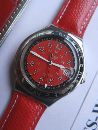 Swatch,  Irony Big,  Ygs408 Happy Joe Red,  Neu/new Bild