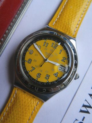 Swatch,  Irony Big,  Ygs409 Happy Joe Yellow,  Neu/new Bild