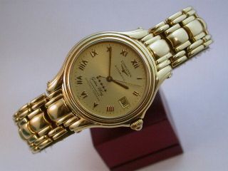 Seltene Longines Golden Wing Chronometer Hau Automatik Gold 750 Bild