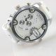 Herren Vive Xxl Armbanduhr Lederband Silber Weiß Watch Uhr 2 Uhrwerke Time2 Armbanduhren Bild 3