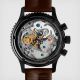 Orlan Black · Russischer Mechanischer Chronograph · ПИЛОТ Орлан · Poljot 3133 Armbanduhren Bild 2