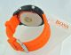 Hugo Boss Orange Herren - Armbanduhr - Chornograph / Quarz / Edelstahl & Silikon Armbanduhren Bild 6