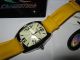 Chronotech Armbanduhr Faltscliesse Gelb Np 119; - - In Ovp Armbanduhren Bild 1