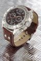 Jay Baxter - Chrono - Look - Lederarmband - Farbe Silber/schwarz - Armbanduhren Bild 1