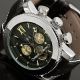 Herren Luxus Schwarze Leder Armband Uhr Datumsanzeige Automatik Mechanisch Armbanduhren Bild 1