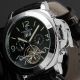 Herren Armbanduhr Schwarz Leder Armband Tourbillon Datum Automatisch Mechanisch Armbanduhren Bild 1