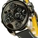 Bellos Herrenuhr Sport Stahl Lederarmband Mehrere Zeitz Verschiedene Farben Armbanduhren Bild 3