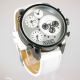 Herren Vive Xxl Armbanduhr Lederband Silber Weiß Watch Uhr 3 Uhrwerke Quarz Armbanduhren Bild 6