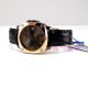 Omax Wasserbeständig / Wasserfest Edelstahl Stahl Rose Gold Platte Unisex Leder Armbanduhren Bild 6