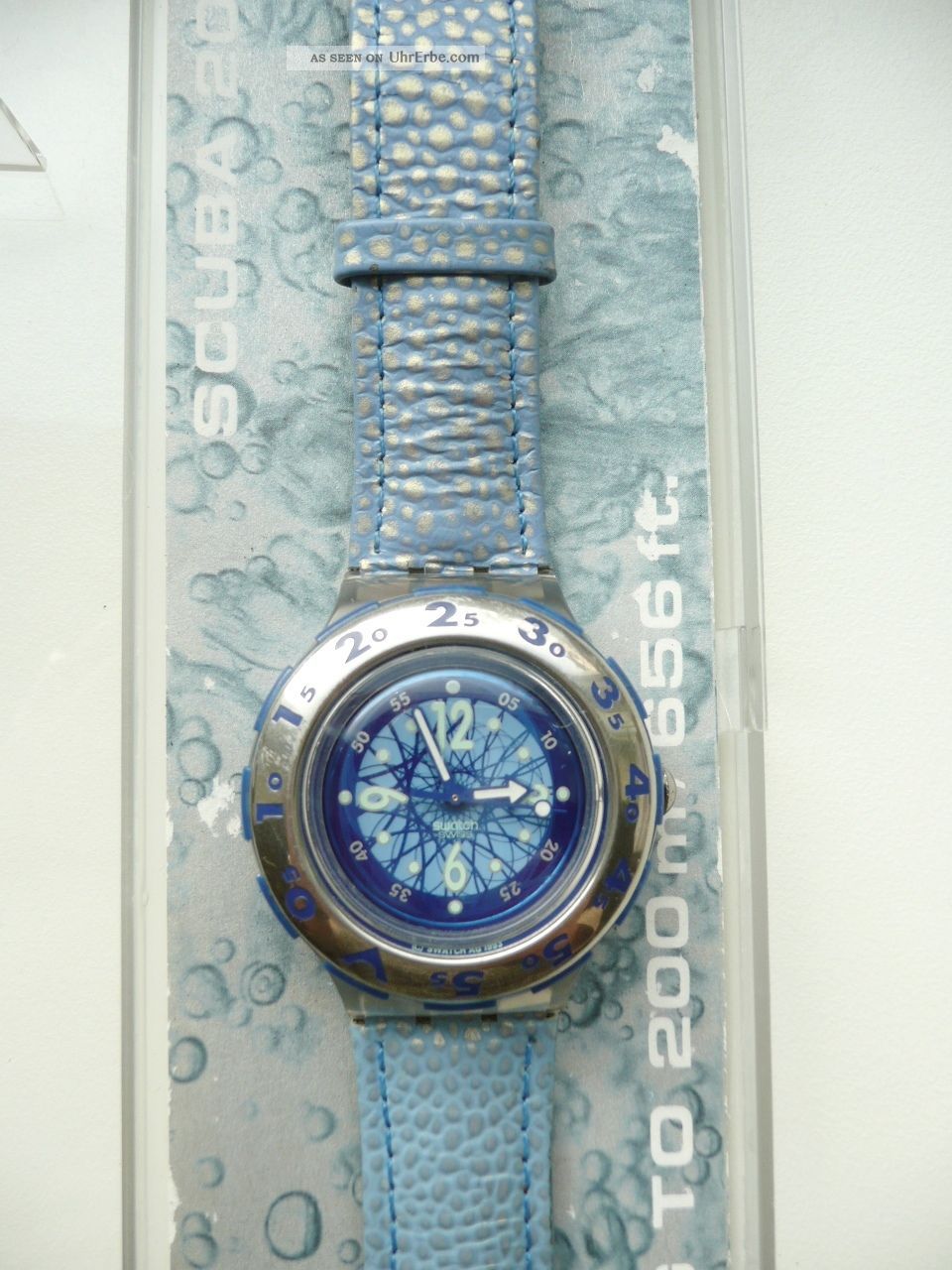 Sdk113 Swatch Scuba 200 Lunnaire 1995 Aus Sammlung, Armbanduhren Bild