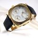 Omax Schwarz / Gold Seiko Movt Herren Welt Multi Zone Triple Zeit Watch T006g32a Armbanduhren Bild 13