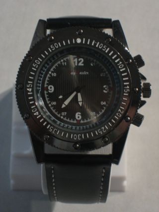 Jay Baxter - Xl Herren Uhr Armbanduhr Echt Lederarmband Schwarz Analog - A1263 Bild