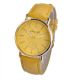 Jy1593 Lässig Pu Leder Uhrarmband Bonbon Farbe Gold Gehäuse Quarzuhr Armbanduhr Armbanduhren Bild 4