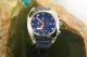 Herrenuhr Locman 1970 Chrono 49mm Edelstahl Lederarmband Blau 50m Armbanduhren Bild 2