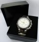 Gomte Model Mi Box Herrenuhr Quarz Farbe Silber - Schwarz Edelstahl Uhr Armbanduhren Bild 2