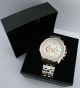 Gomte Herrenuhr Mit Box Quarz Farbe Silber - Gold Edelstahl Uhr Sport Armbanduhren Bild 2