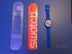 Swatch Gent Indigo Lacquered Armbanduhr Unisex (suon101) - Neuwertig Armbanduhren Bild 3