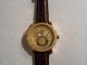 Jay Baxter - Xxl Herren Uhr Armbanduhr Echt Lederarmband Gold Analog - A0927 Armbanduhren Bild 1