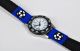 Regent Kinderarmbanduhr Fußball Blau Armbanduhr Mit Stoffband Uhr 7982.  42.  14 Armbanduhren Bild 1