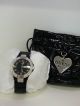 Neue Guess Damenuhr W11611l2 Schwarz Silber Strass Armbanduhren Bild 1