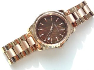 Michael Kors Damen Armband Uhr Chronograph Rose - Vergoldet Braun Mk5445 Bild