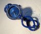 Colours Uhr Damenuhr Blau Mit Kristallen Armbanduhren Bild 2