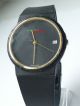 Elegante Schwarze Damen Uhr - Swiss Made Armbanduhren Bild 1