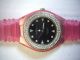 Tolle Damen Mädchen Uhr Tempic Rosa Pink Mit Strass - Wow Eyecatcher,  Blogger Armbanduhren Bild 1