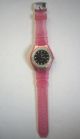 Tolle Damen Mädchen Uhr Tempic Rosa Pink Mit Strass - Wow Eyecatcher,  Blogger Armbanduhren Bild 2