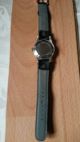 Anker De Luxe,  21 Rubis,  Vintage,  Armbanduhr,  Datum,  Lederarmband,  Handaufzug Armbanduhren Bild 2