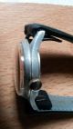Anker De Luxe,  21 Rubis,  Vintage,  Armbanduhr,  Datum,  Lederarmband,  Handaufzug Armbanduhren Bild 4