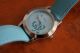 S.  Oliver Damen/mädchen Uhr Leder Hellblau Mit Schmetterling Armbanduhren Bild 2