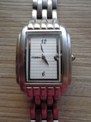 Fossil Armbanduhr Uhr Damenuhr Damenarmbanduhr Sammleruhr Edelstahl Bild