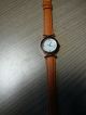 Uhr - Damenarmbanduhr - - Orangebraunes Band - Rosevergoldete Uhr Armbanduhren Bild 2