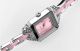 Feine Design Mädchenuhr Cutglas Geschliffen Pink Designband Pink Zifferblatt Armbanduhren Bild 1